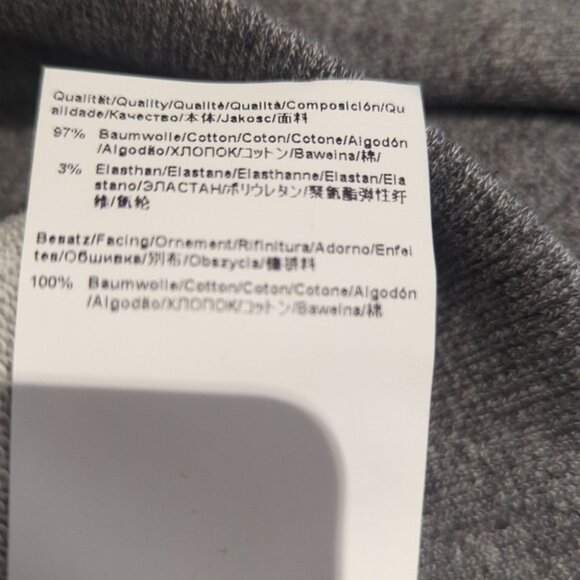 Men's Hugo Boss Gray Cowl Neck Sweater - M Like New - Picture 9 of 9